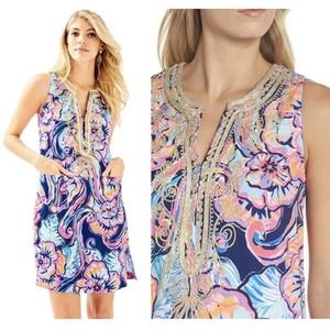 Lilly Pulitzer Multicolor Floral Midi Dress